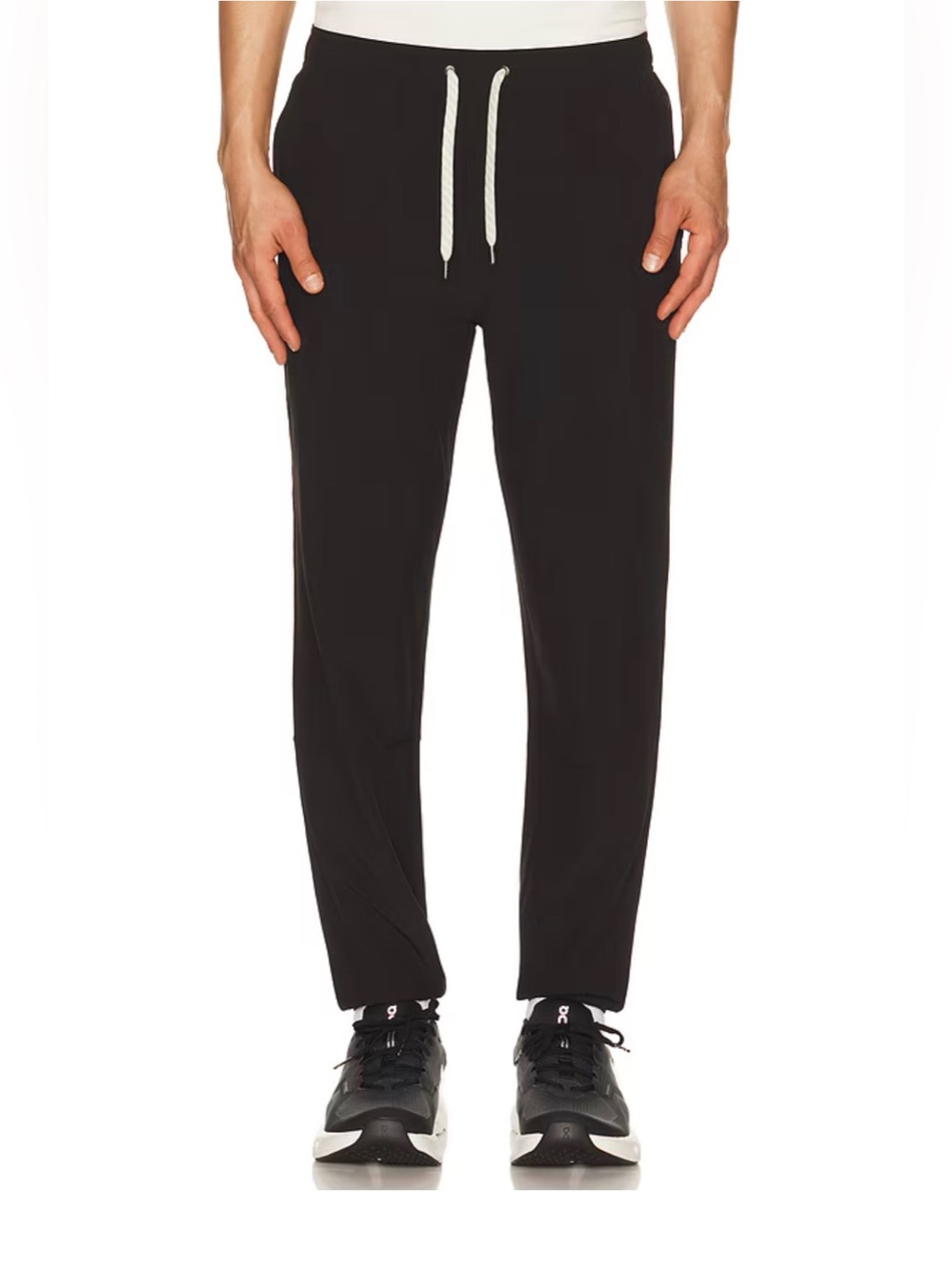 Vuori Black Drawstring Jogger Pants